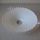 Opaline glass wafer lampshade