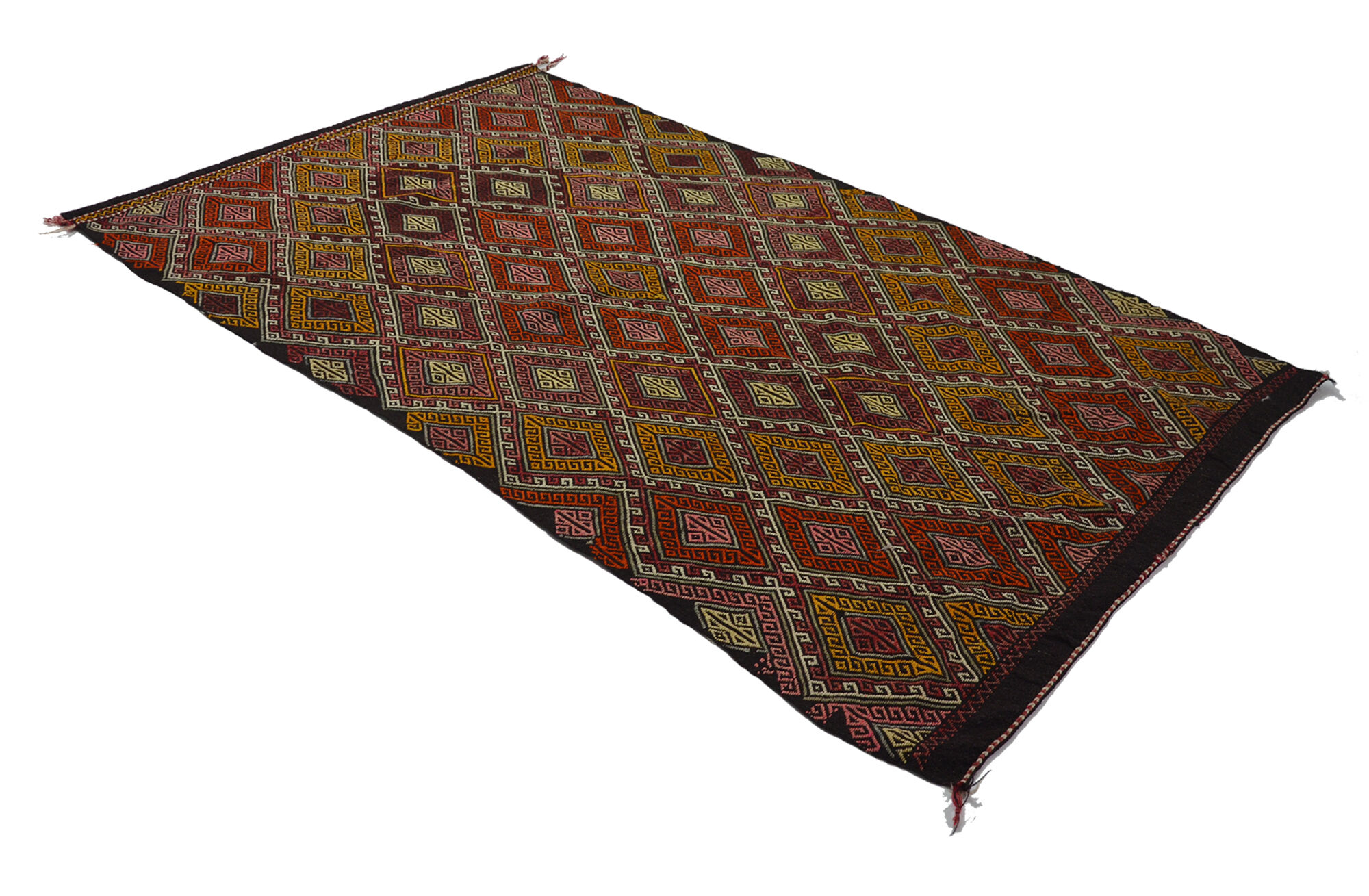 Anatolian handmade kilim rug 307 cm x 181 cm