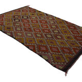 Anatolian handmade kilim rug 307 cm x 181 cm