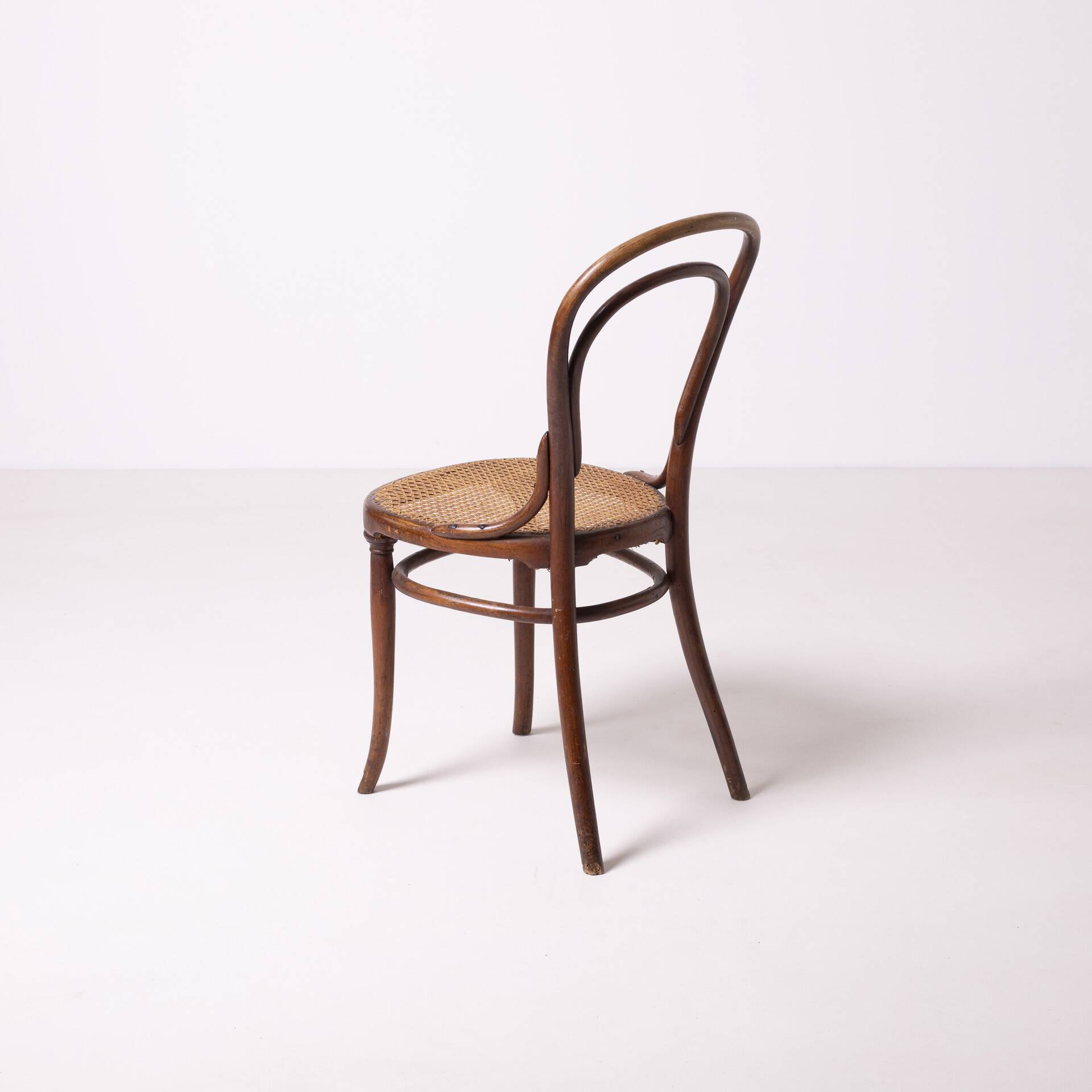 Antique Thonet 14 variation bentwood cane chair, Austria, circa 1900