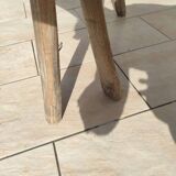 Old benches in raw wood