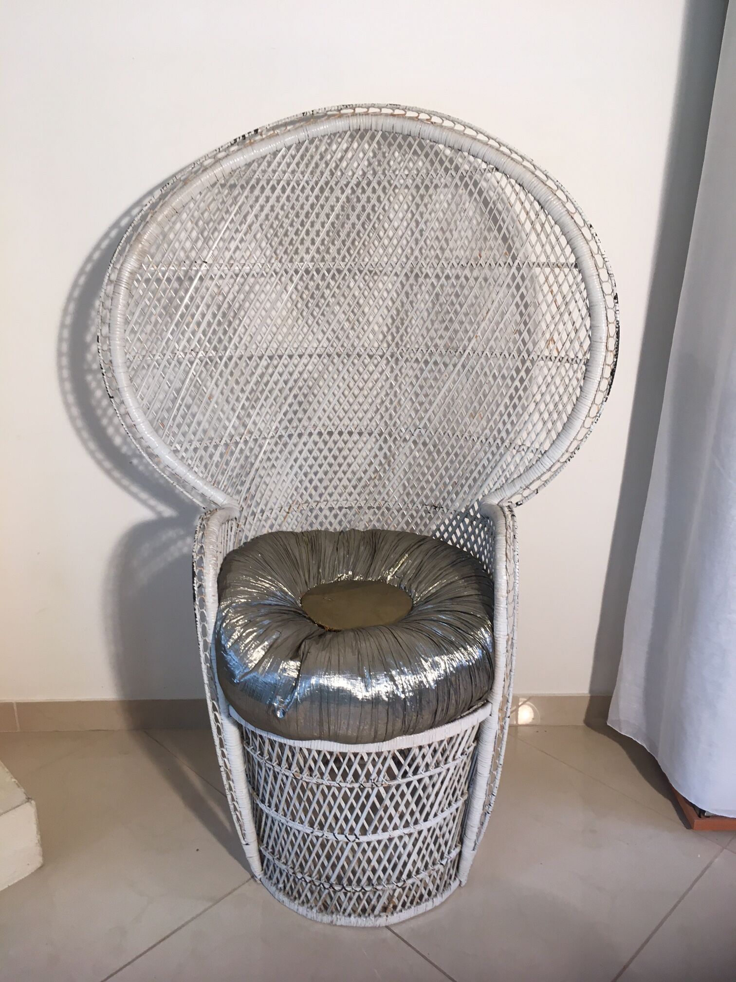 Emmanuelle armchair in rattan