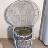 Emmanuelle armchair in rattan