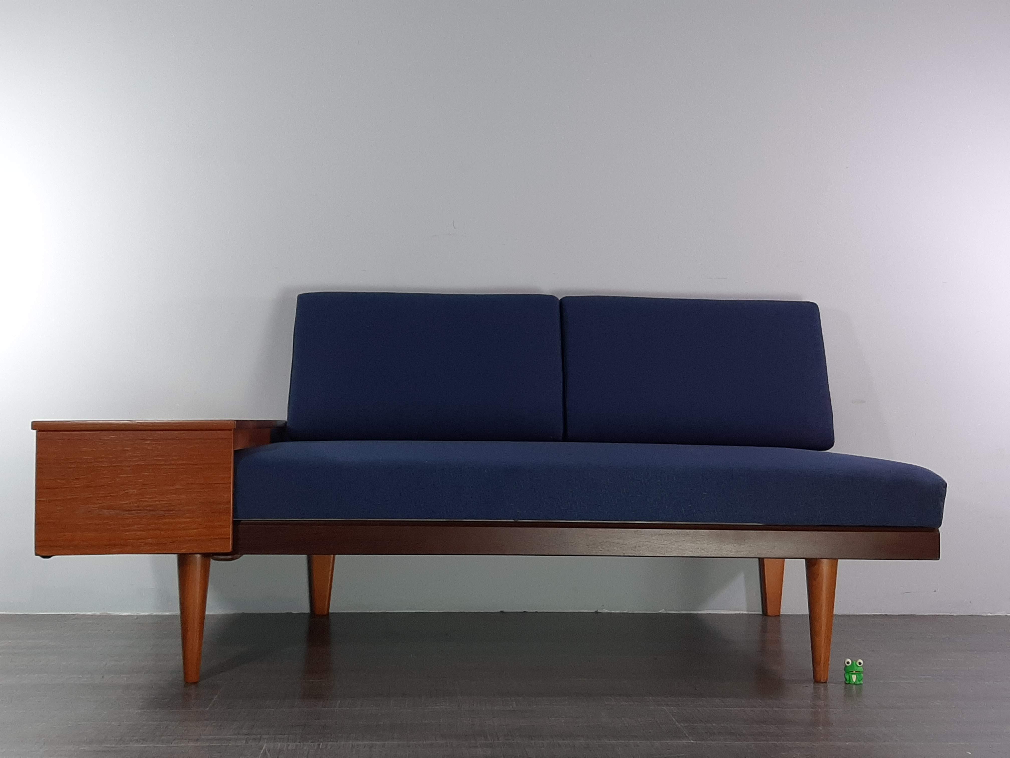 Daybed in Caisson en Teck by Ingmar Relling, Vintage Norwegian 1960s