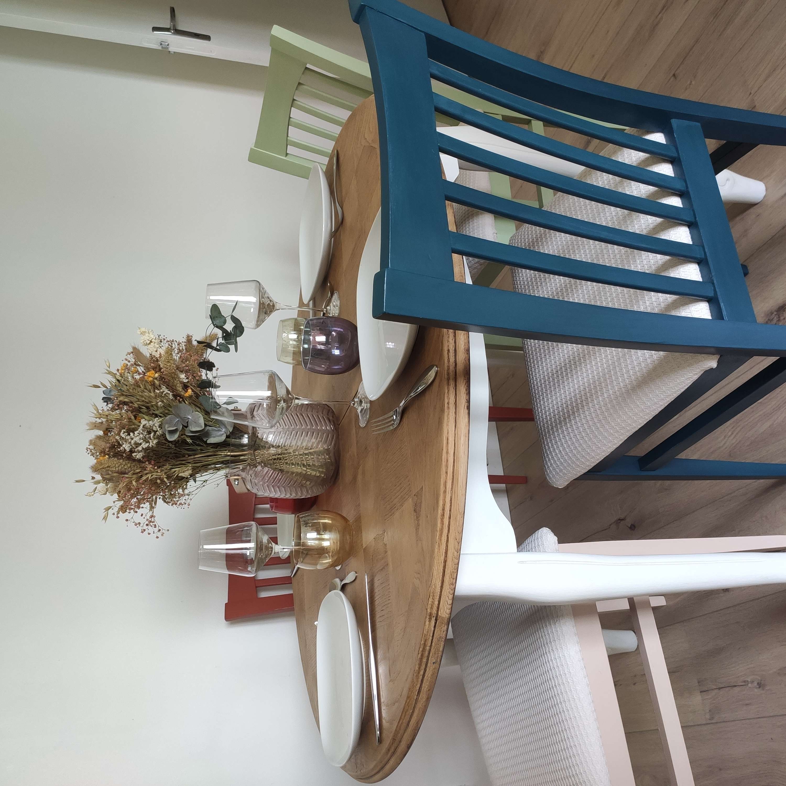 Table dining room Louis XV redesigned