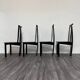 Set 4 Sedie Da Pranzo Postmoderne Design Anni ‘80 Modernariato