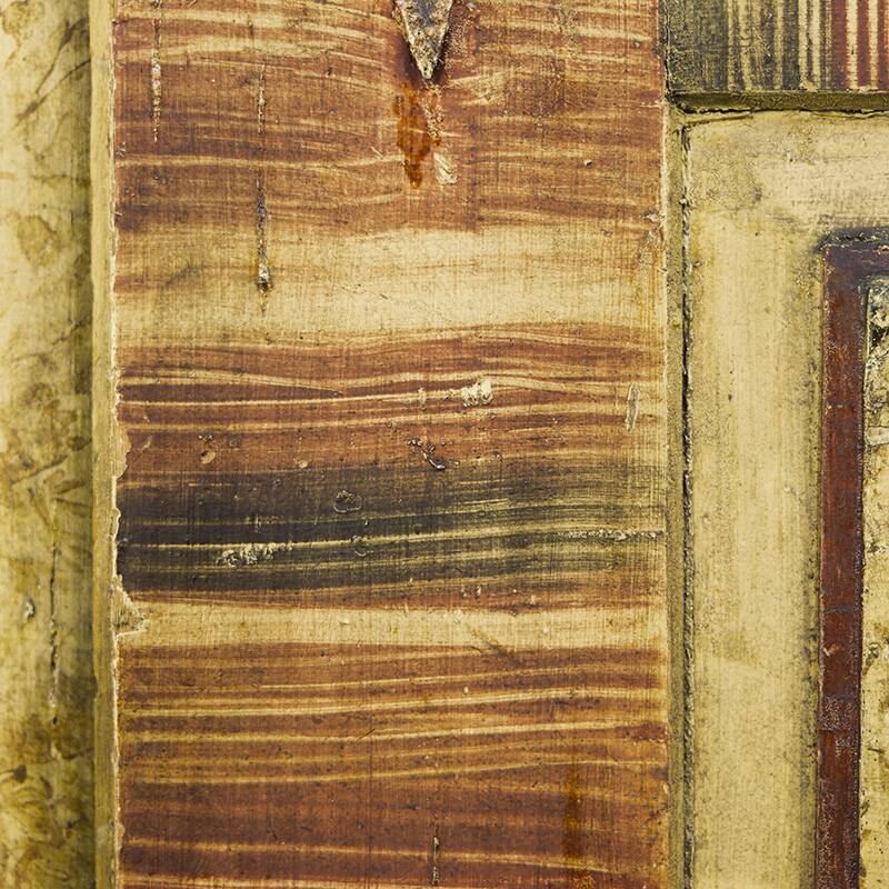 Wedding wardrobe painted in folk art