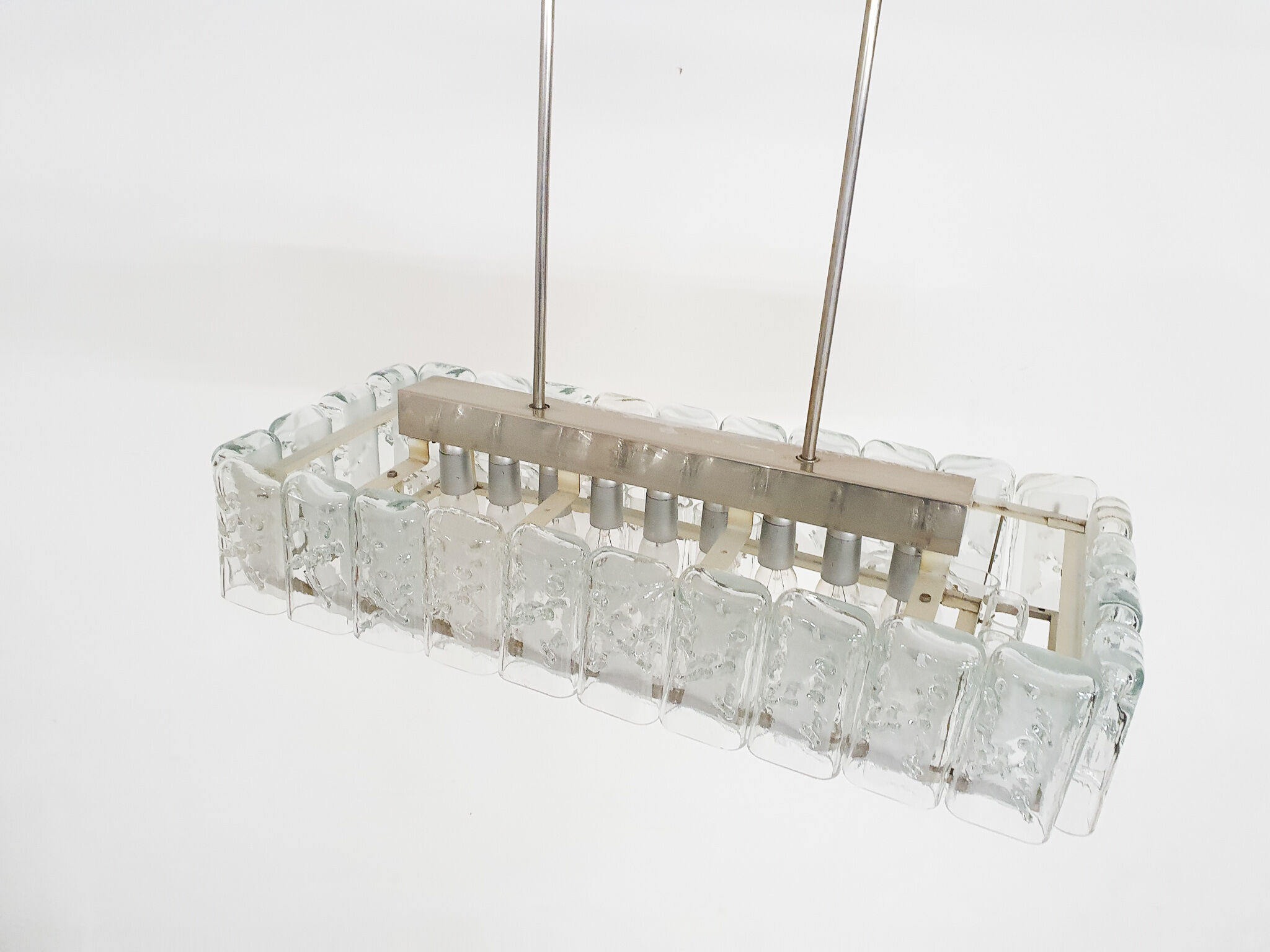 Glass chandelier by Doria, Germany 1960s