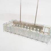 Lustre en verre par Doria, Allemagne années 1960