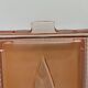 Ensemble vintage de 4 plateaux de service en verre rose