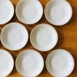 Hollow porcelain plate by Sologne Larchevêque