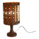 Vintage Scandinavian wooden lamp 1970