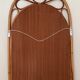 Arched Spanish wall mirror in rattan and bamboo, 1960s.