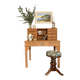 Magnificent Art Deco style secretary desk in old wood