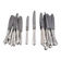 Ravinet d'Enfert, Ercuis Brantome set of 20 knives, 10 dinner knives + 10 dessert knives.