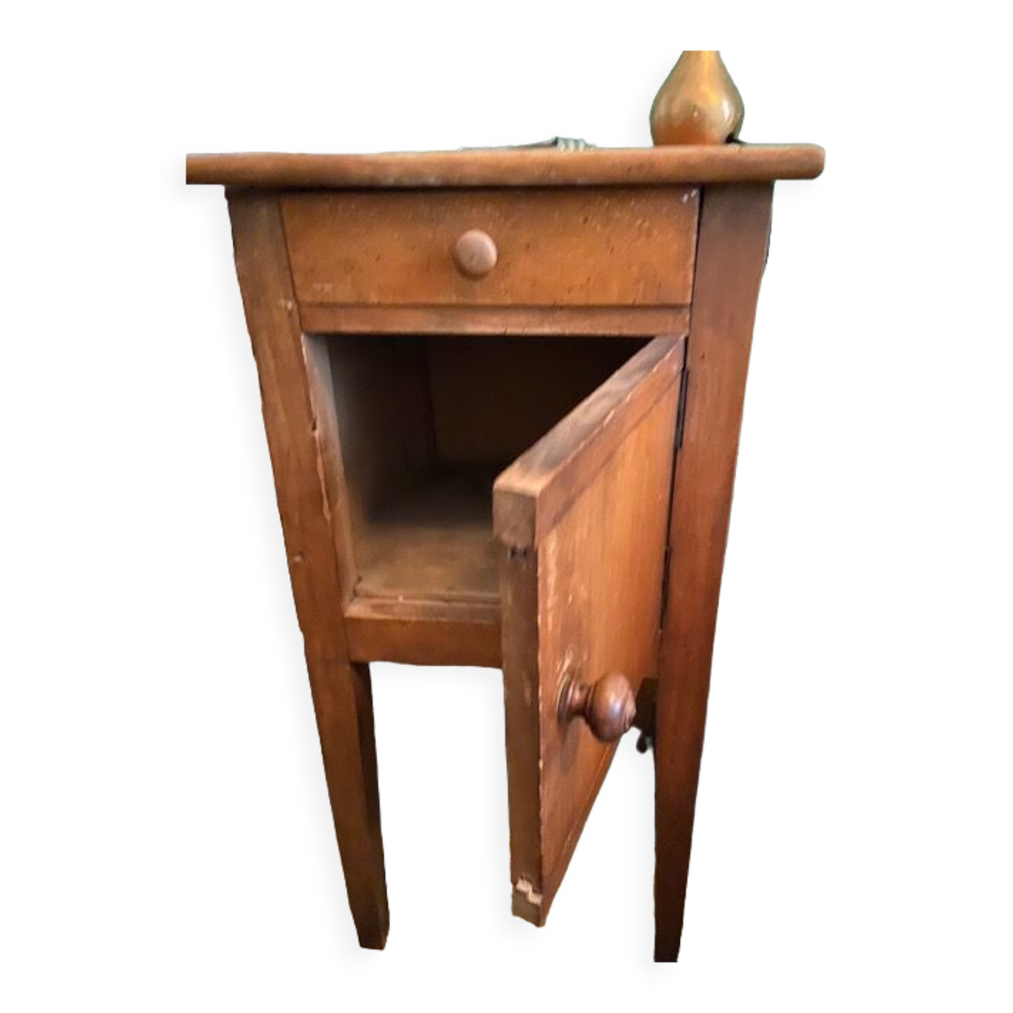 Rustic bedside table