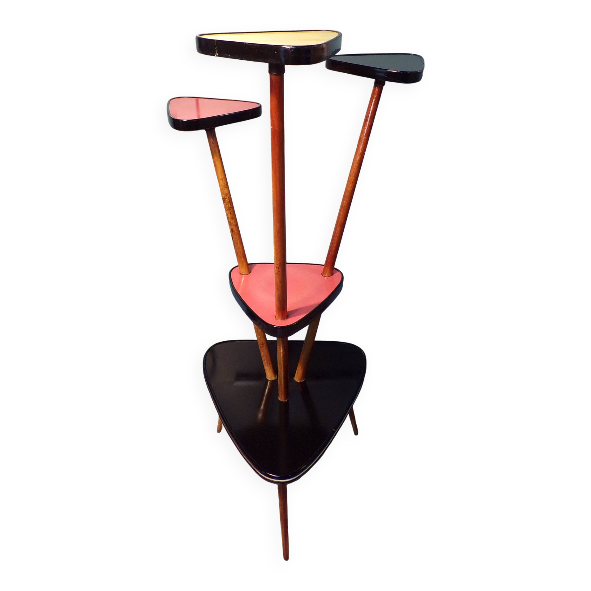 Porte plante vintage en formica