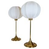 Pair of Bergboms B-024 table lamps mid-century, 1960s, Sweden