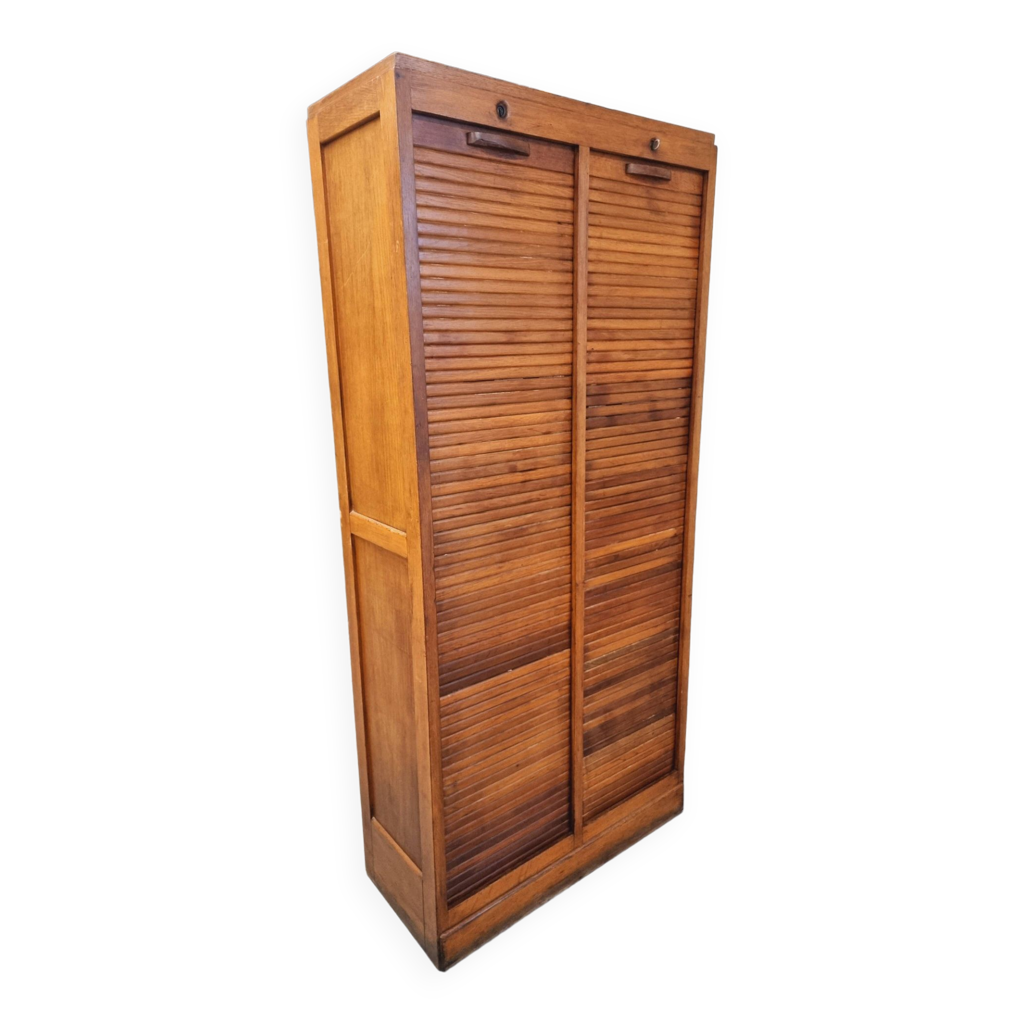 Armoire à volets roulants vintage armoire à portes roulantes classeur