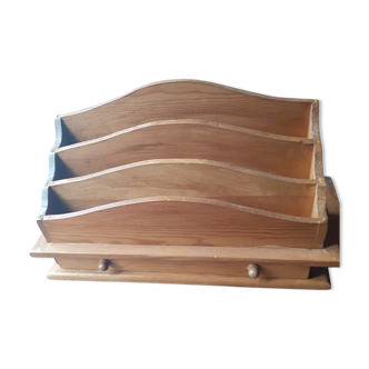 Wooden mail sorter