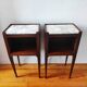 Antique pair of Directoire style bedside tables