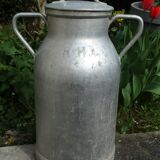 ALUMINUM milk can NESTLE marked schmid