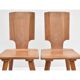 Pierre Chapo - Pair of S28 chairs from the 1970s