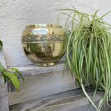 Brass pot cover early twentieth century