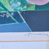 Hilaire Camille Large Original Colour Lithograph Signed and Numbered