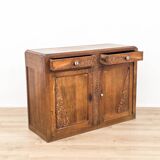 Buffet en bois massif Art Déco des années 1930