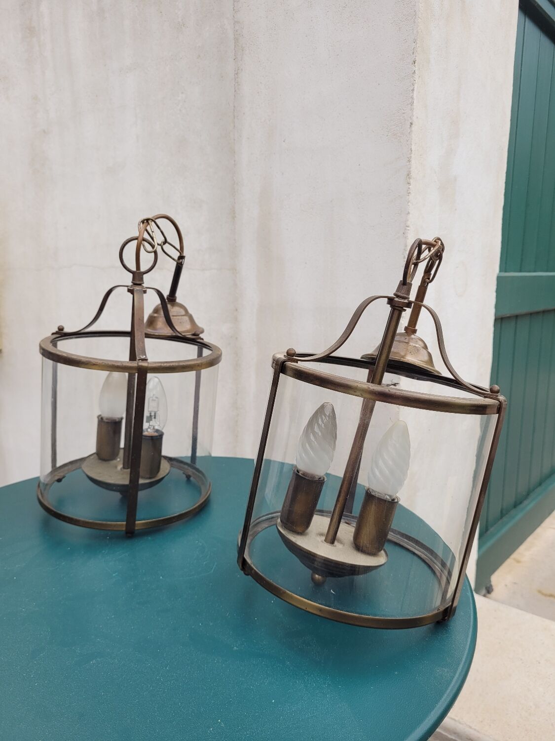 Pair of vestibule lanterns