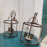 Pair of vestibule lanterns