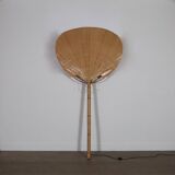 Large Uchiwa Floor lamp by Ingo Maurer for M Design , Germany 1977