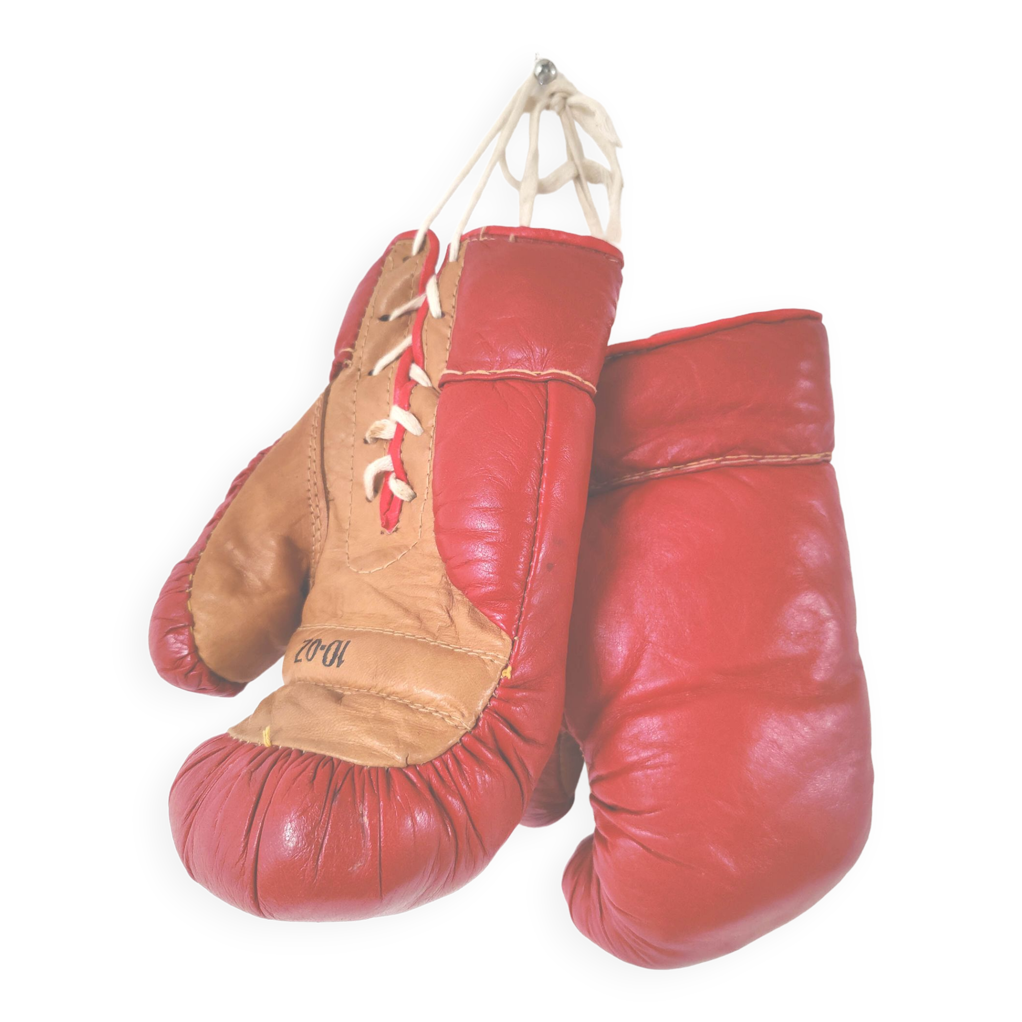 Vintage leather boxing gloves