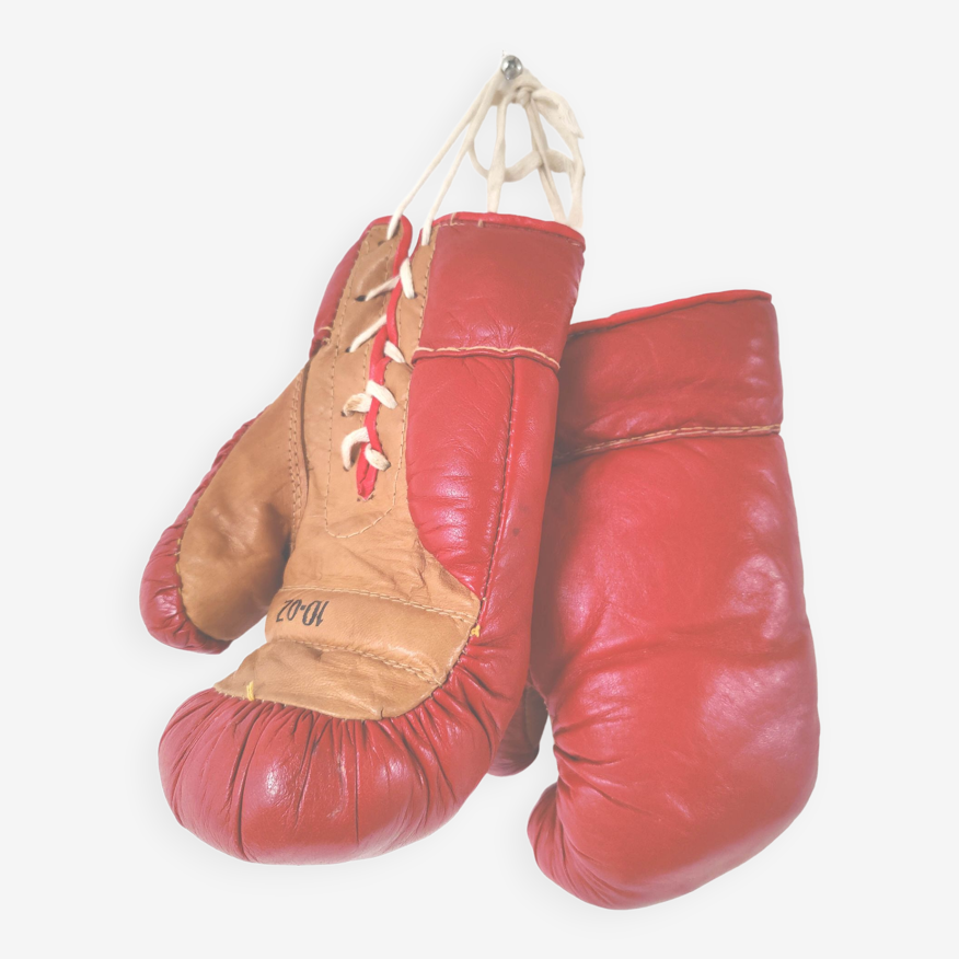 Gants de boxe vintage en cuir | Selency
