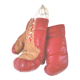 Vintage leather boxing gloves