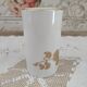 White porcelain vase decoration foliage gold "Léonard Paris" decoration Montebello