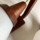Pair of Scandinavian boomerang pendant lamps 1960