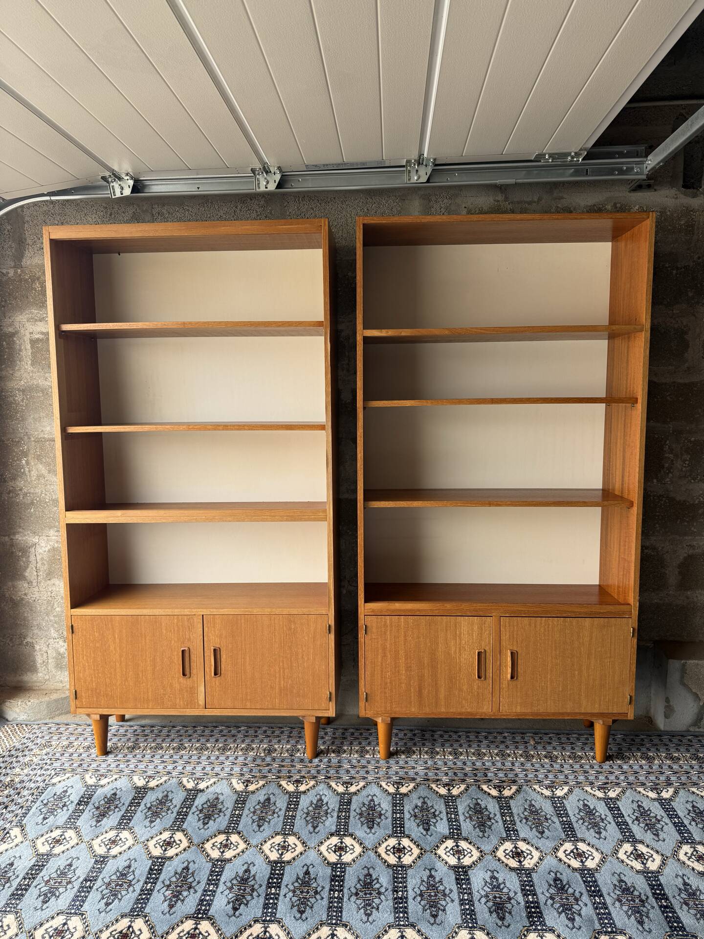 Bibliothèque vintage scandinave en teck, 1970