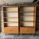 Bibliothèque vintage scandinave en teck, 1970
