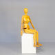 Live-size articulated wooden artist model mannequin