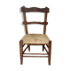 Chaise d'enfant paillée