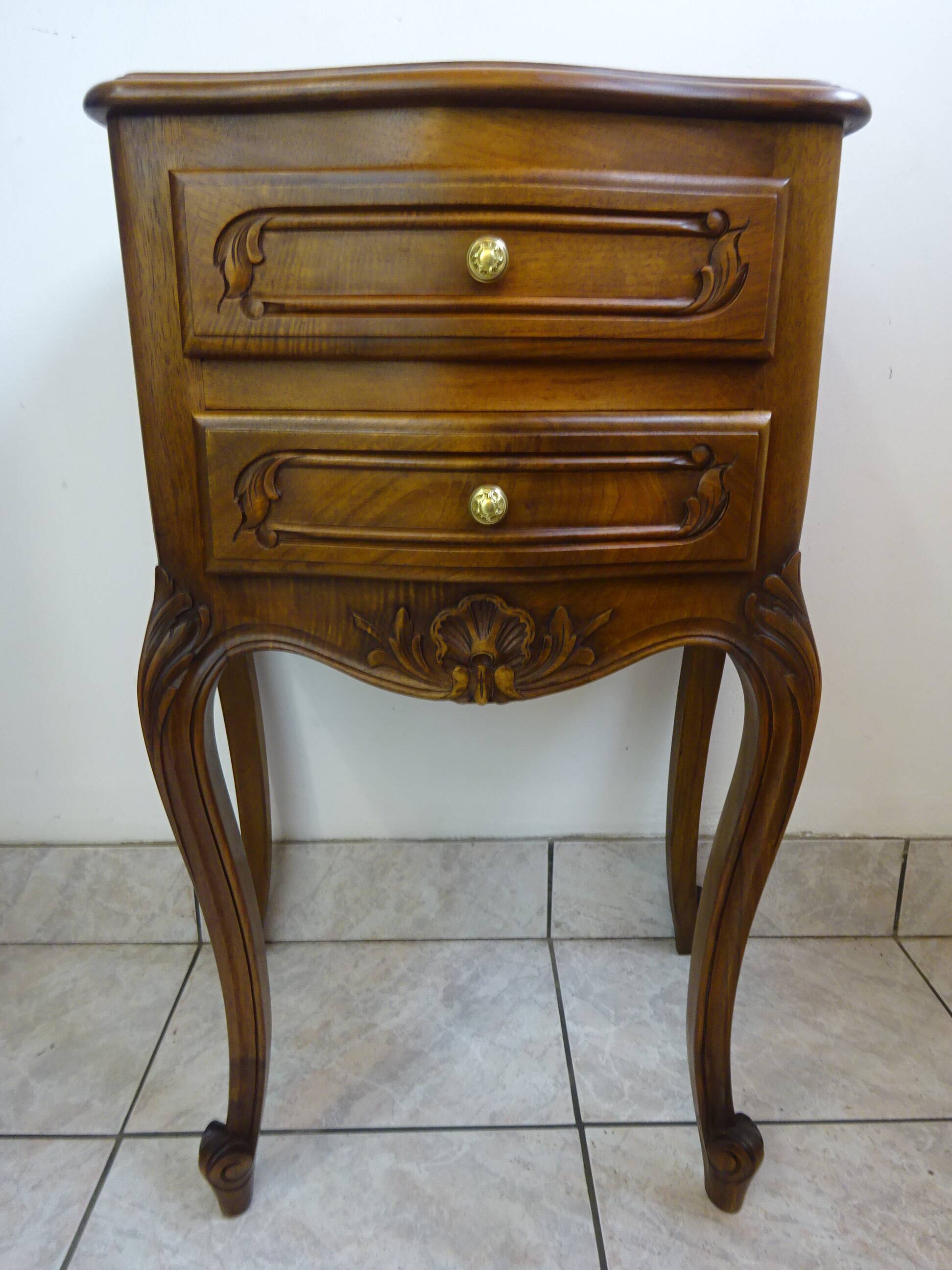 Louis XV bedside table in walnut