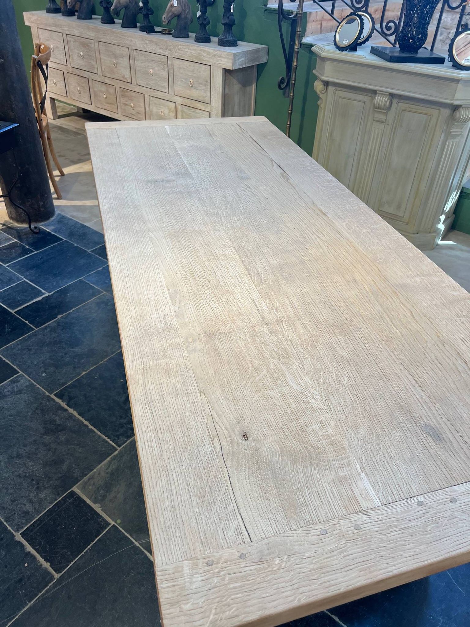 Table de ferme en chêne massif