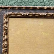 Reproduction Braun & Cie, Saint Francis of Assisi, carved wooden frame