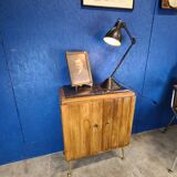 End table, vintage art deco bedside