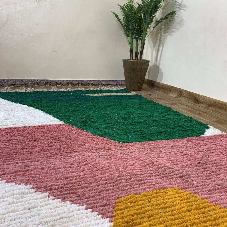 Handmade traditional Atlas Berber rug size 200 x 300 cm