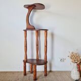 Antique wooden stand - tripod plant holder