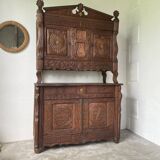 Meuble auvergnat brutaliste art populaire 1890