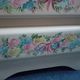 Children's room chest of drawers. Floral pattern by artist Sylvie Karle Marquet.